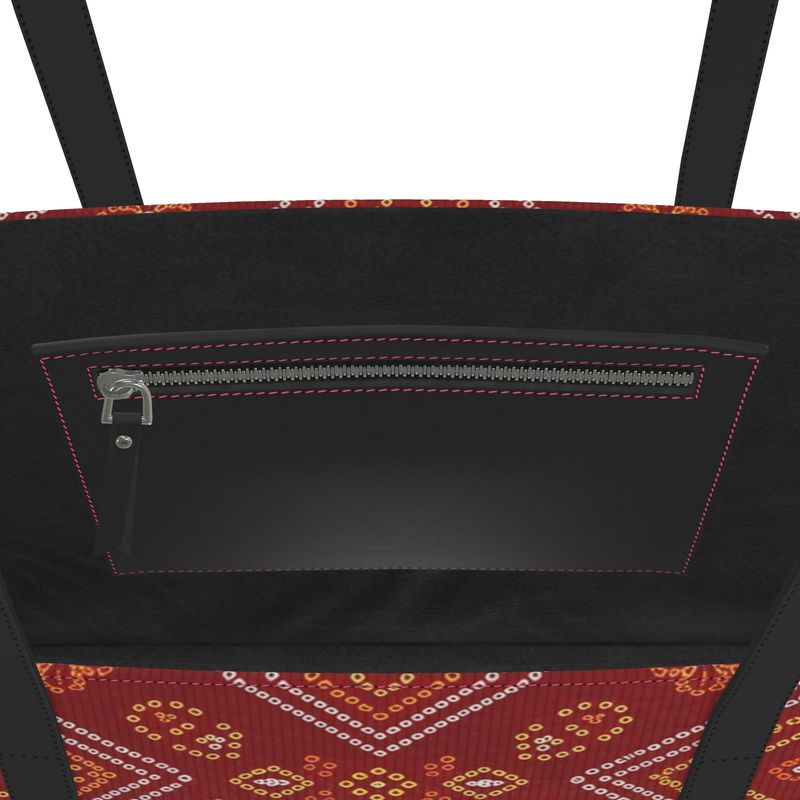 Mor Bandhani Tote