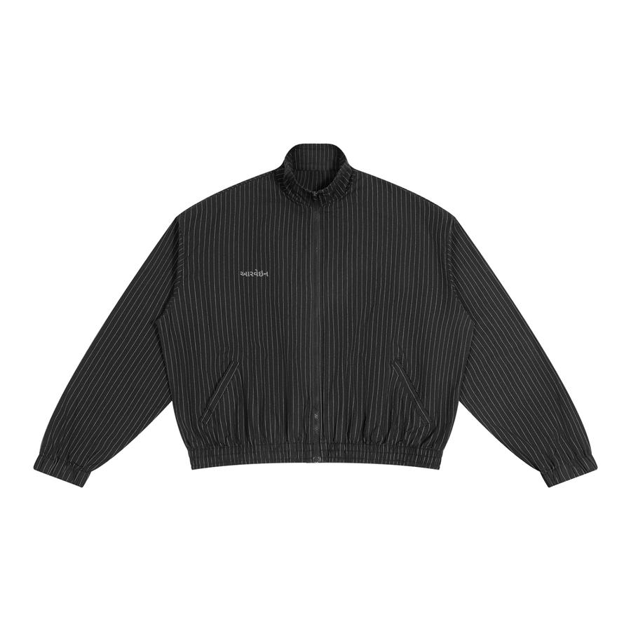 Peacock in Disguise Pinstripe Track Jacket