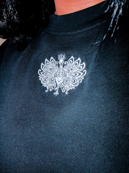 Embroidered Mor  Boxy Tank