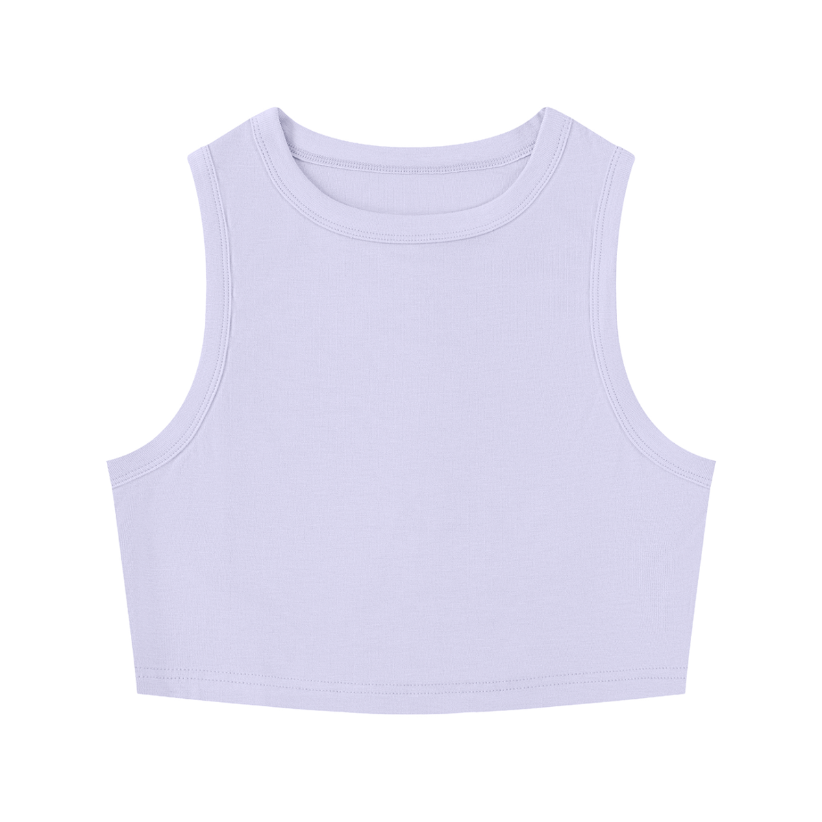 Little Trouble Cropped Tank in light purple