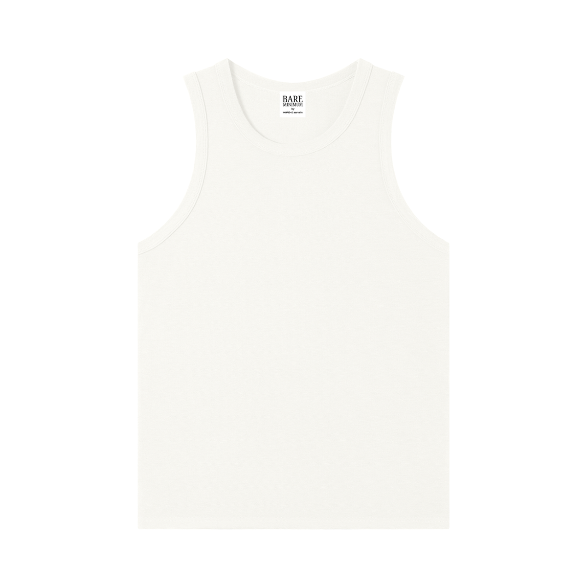 Good Form Ribbed Tank in white