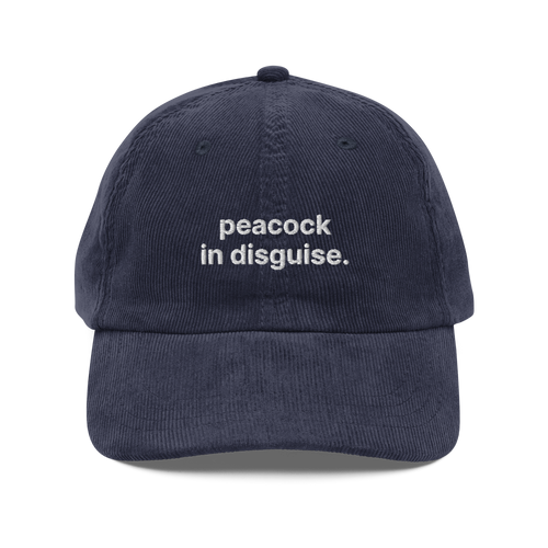 Peacock in Disguise™ Corduroy Cap
